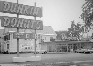 Quincy is the home of Dunkin Donuts. This store is the original, and where we would buy donuts when I was a kid.